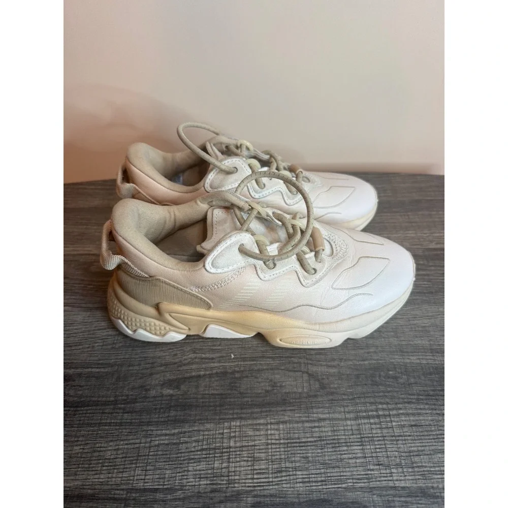 Adidas Ozweego Celox Wonder White Savannah Sneakers GZ5231 Womens 6.5